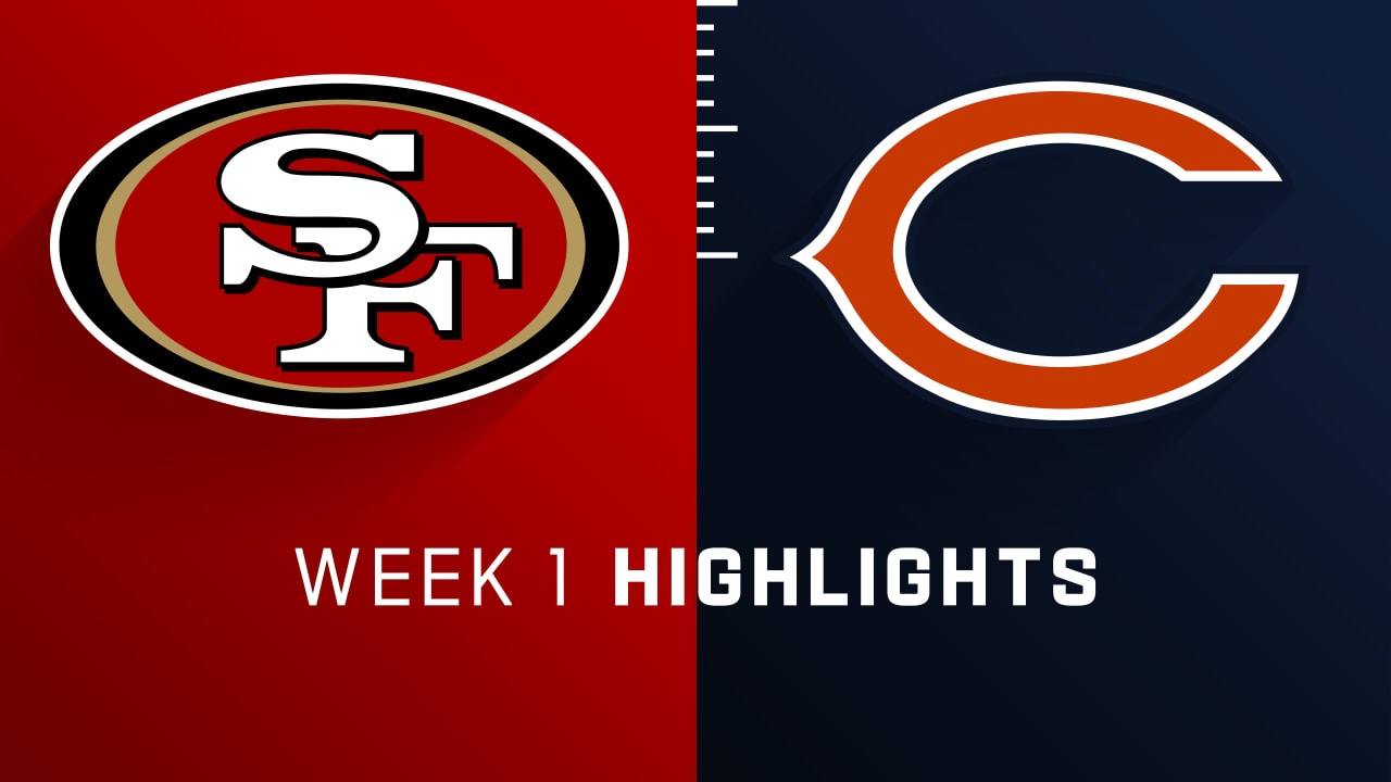San Francisco 49ers vs. Chicago Bears NFL Week 1 schedule, TV info.