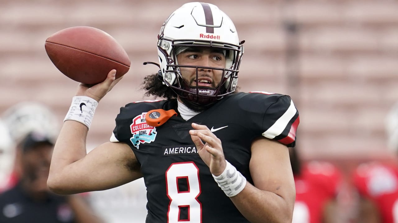 Alabama A&M quarterback Aqeel Glass launches a 47-yard rocket to