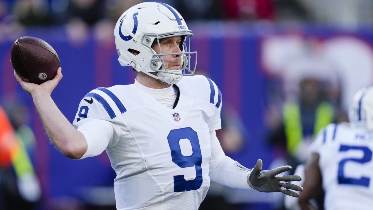 Can'tMiss Play Indianapolis Colts quarterback Nick Foles dials launch