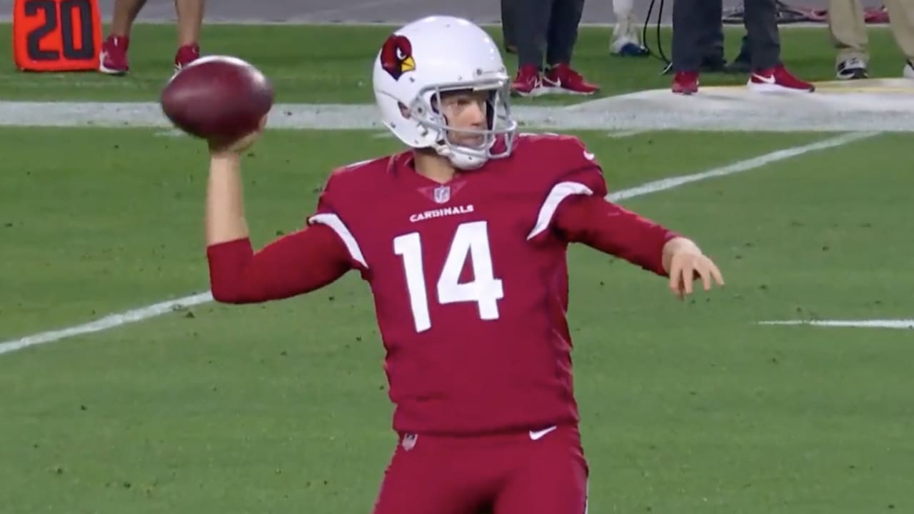 Punter Andy Lee of the Arizona Cardinals warms up before the NFL News  Photo - Getty Images