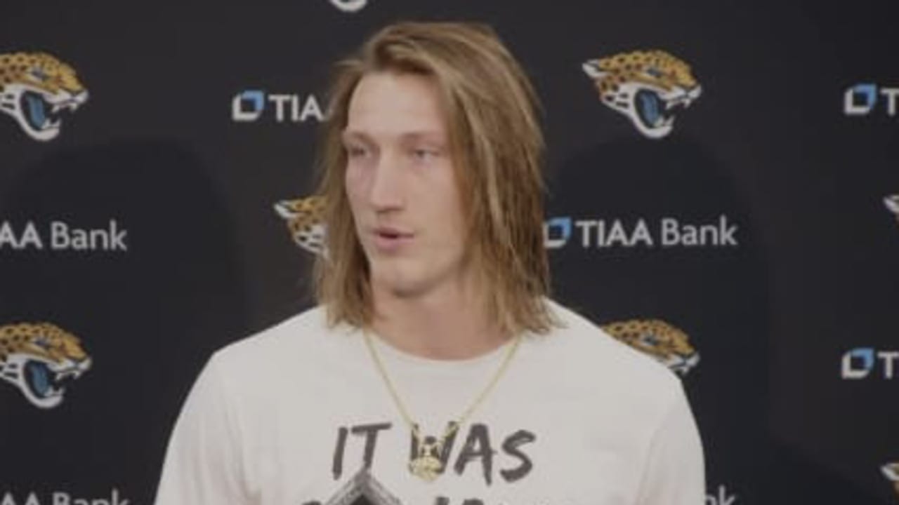 Trevor Lawrence's wife, Marissa, reacts to Jaguars' wild win