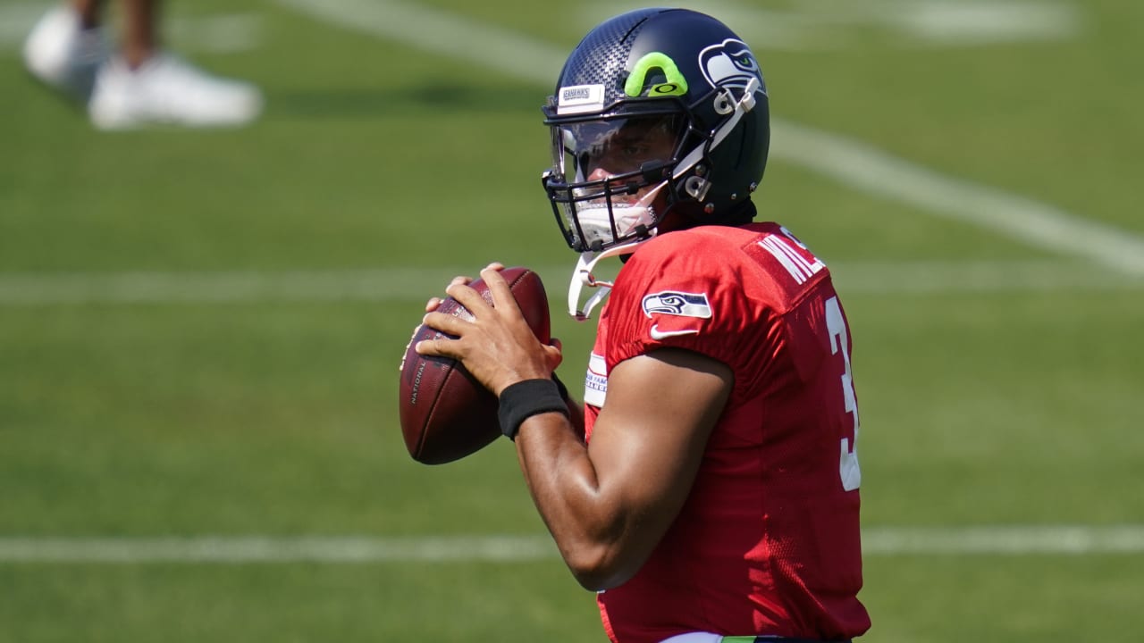 New look for Seattle Seahawks quarterback Russell Wilson Quarterback