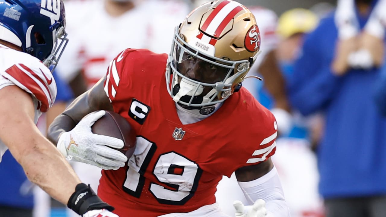 San Francisco 49ers - Deebo Samuel rides in at No. 19 on the