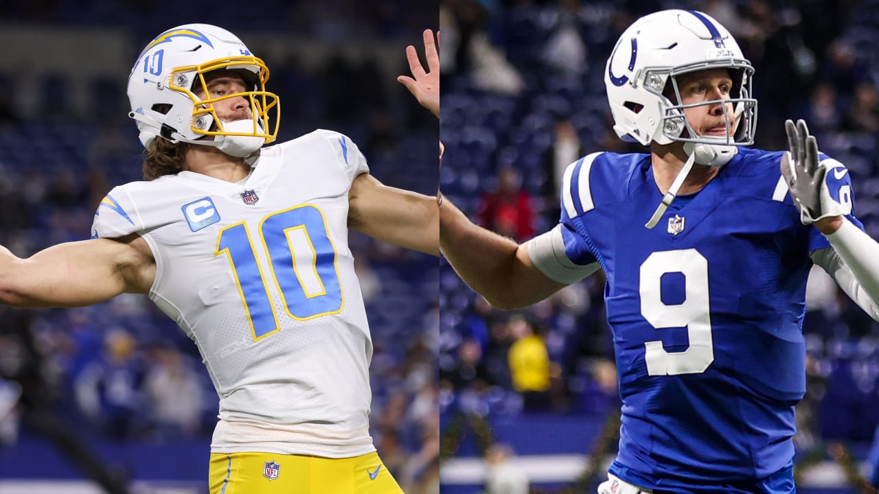 December 26, 2022: Indianapolis Colts quarterback Nick Foles (9) passes the  ball during NFL game against the Los Angeles Chargers in Indianapolis,  Indiana. John Mersits/CSM/Sipa USA.(Credit Image: © John Mersits/Cal Sport  Media/Sipa