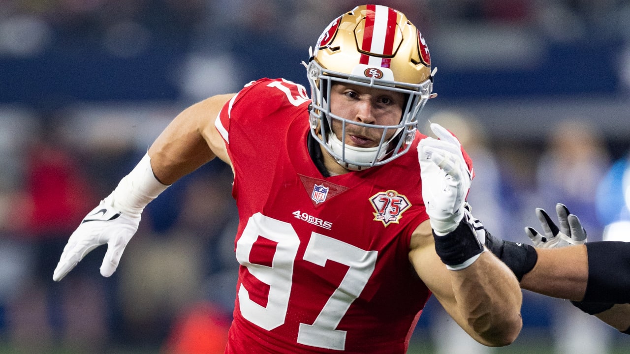 49ers star edge rusher Nick Bosa ruled out with concussion