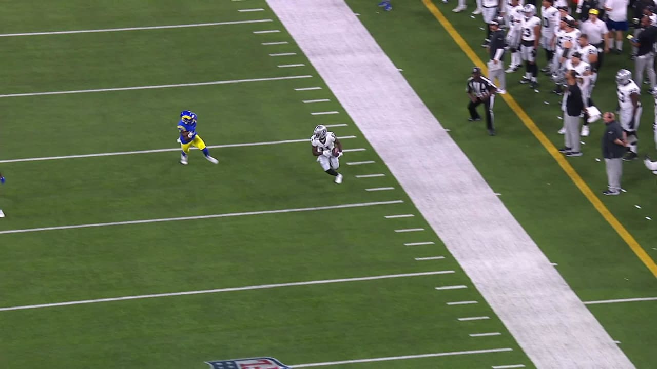 Las Vegas Raiders wide receiver Phillip Dorsett puts Los Angeles Rams ...