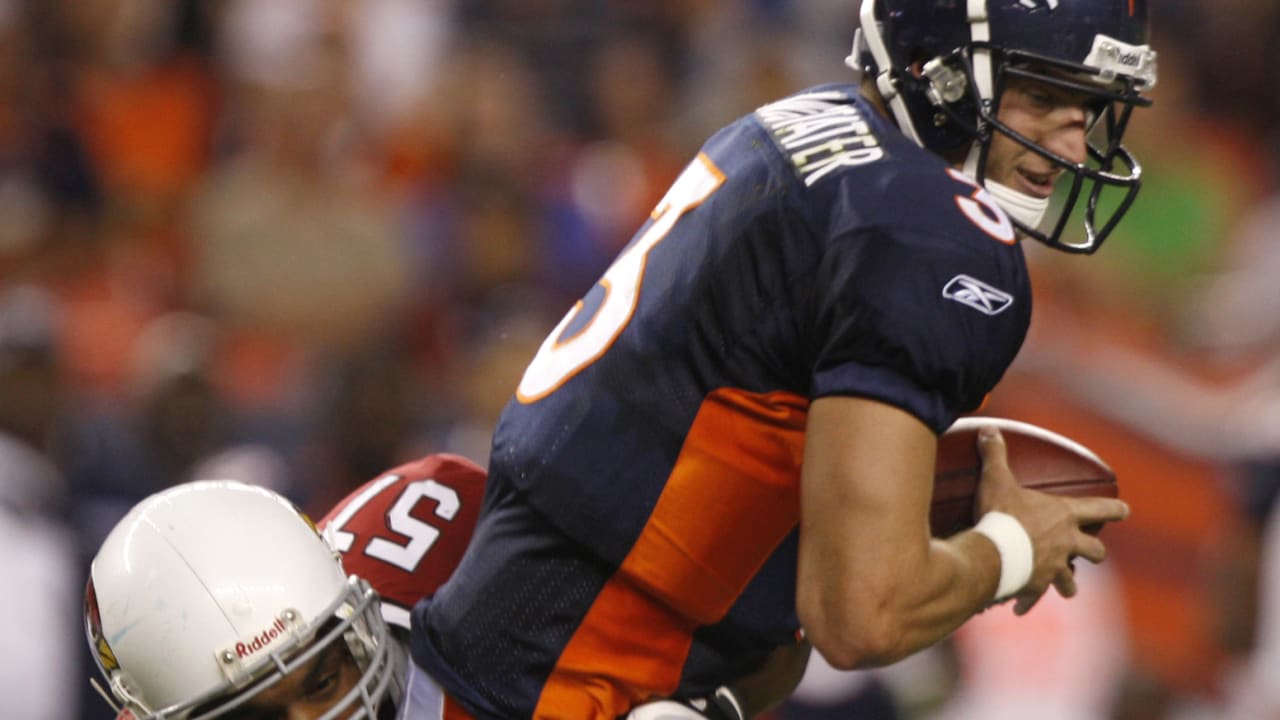 Denver Broncos cornerback Darcel McBath (31) looks on from the