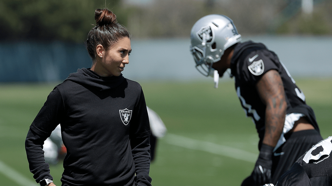 Kelsey Martinez blazing trails as Raiders' first female coach