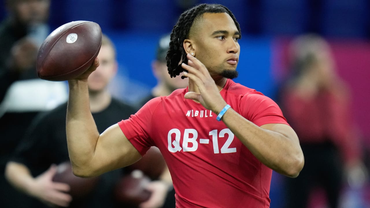 C.J. Stroud Impresses at Ohio State Pro Day With Panthers Brass in  Attendance