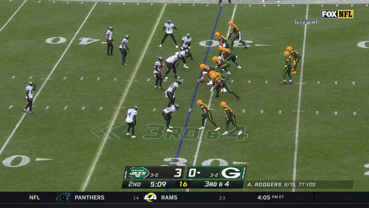 Green Bay Packers quarterback Aaron Rodgers lasers remarkable 16yard