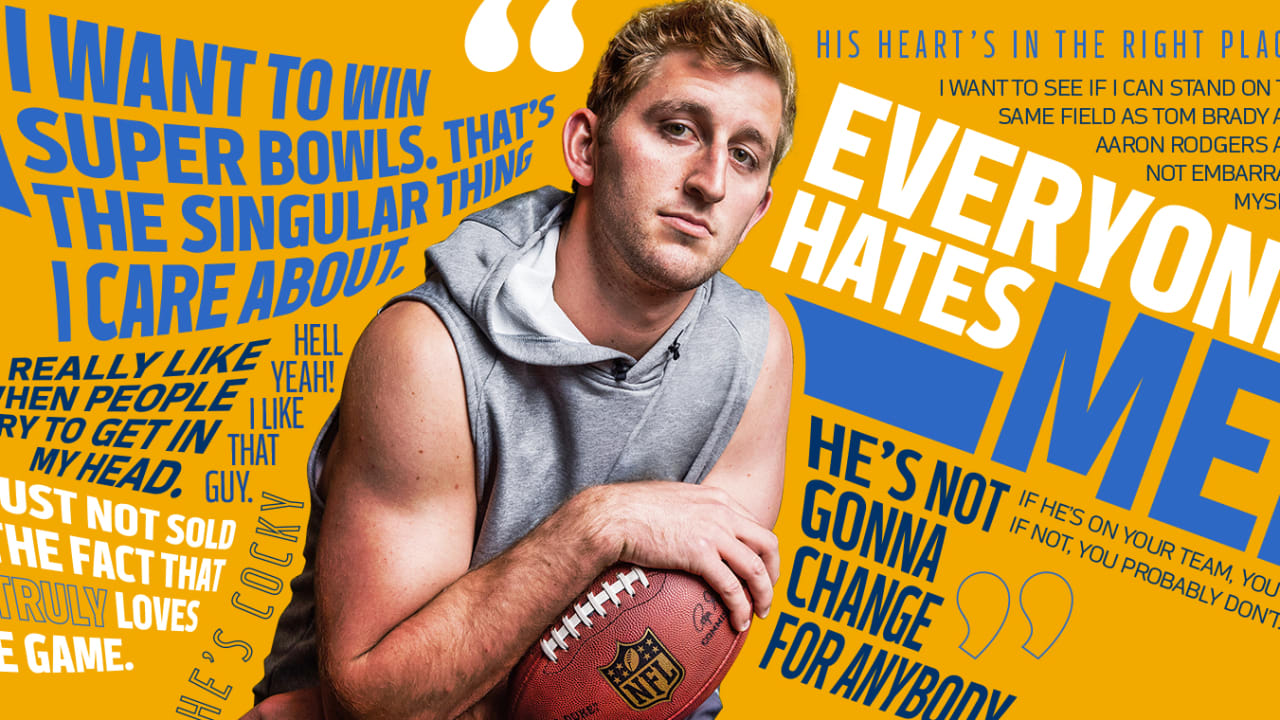 Josh Rosen has written his own NFL draft story, and he's sticking