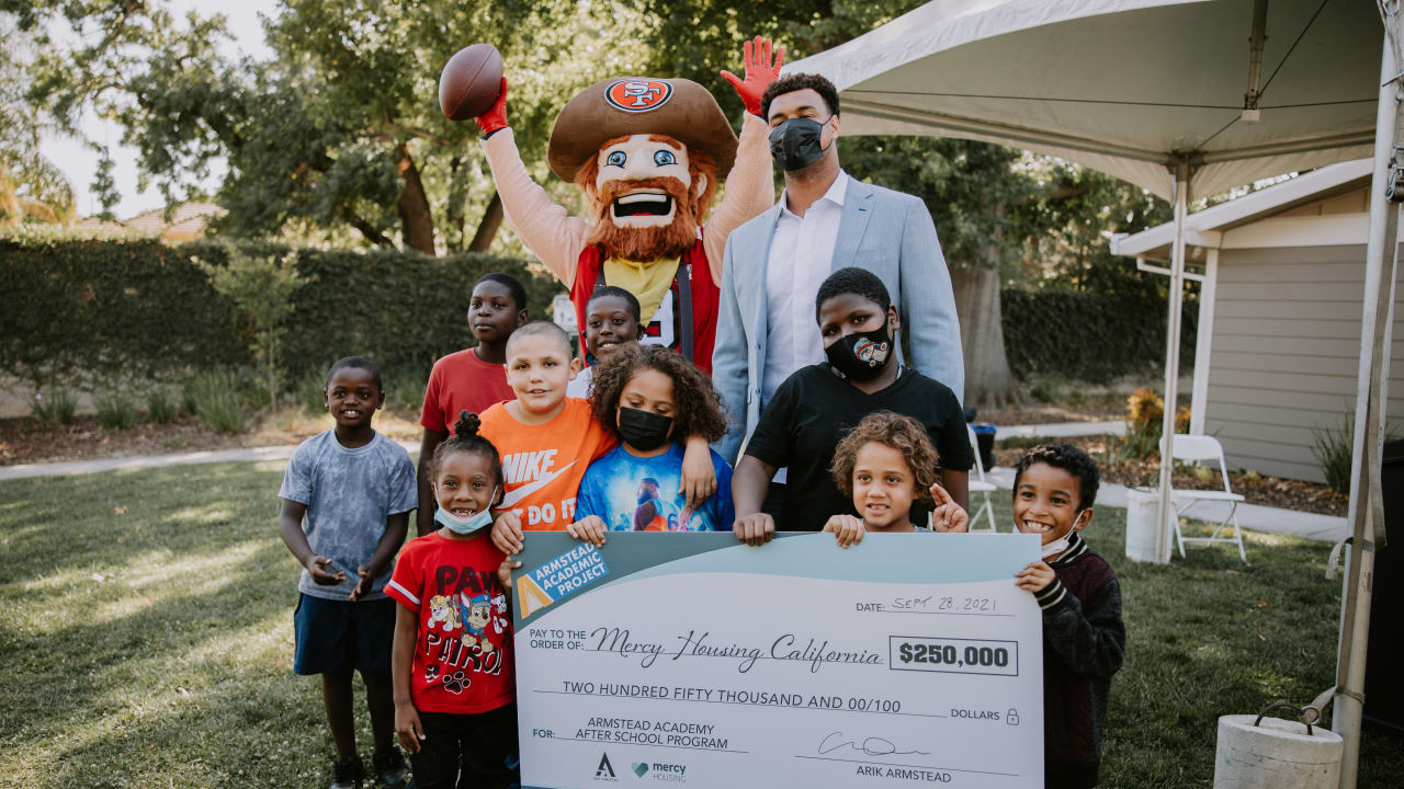 SAN FRANCISCO'S ARIK ARMSTEAD NAMED WEEK 4 NFLPA COMMUNITY MVP