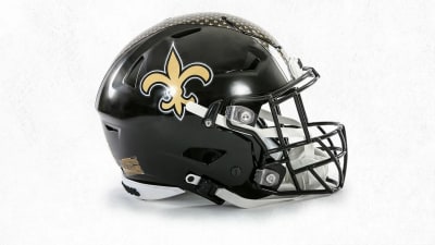 Saints Break Out Alternate Helmets for Decisive NFC South Game