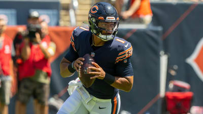 Justin Fields: Chicago Bears QB throws TD pass on final preseason play