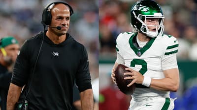 New York Jets head coach, Robert Saleh, doesn't panic over Aaron Rodgers'  late arrival to the team