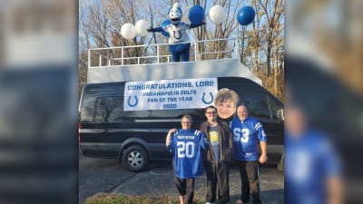 2021 Indianapolis Colts Fan of the Year and 2022 Hall of Fans