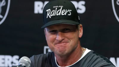 Jon Gruden won't let the cat out of the bag on Raiders starting QB