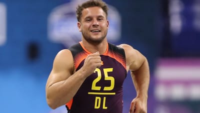 Simulcam: Nick and Joey Bosa go neck-and-neck in 40-yard dash