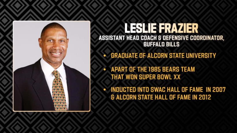 Bills defensive coordinator Leslie Frazier taking year off from