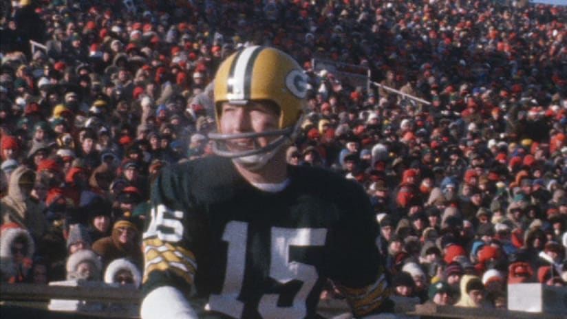 Vtg Champion Green Bay Packers Screen NFL 15 Bart Starr 