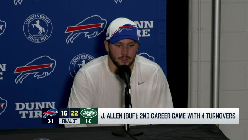 Bills QB Josh Allen after four-turnover game vs. Jets: 'I am the