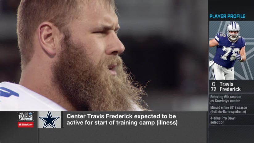 Travis Frederick still helps Cowboys in year lost to nerve disorder