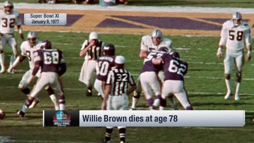 Willie Brown, Hall of Famer and Raiders legend, dies at 78