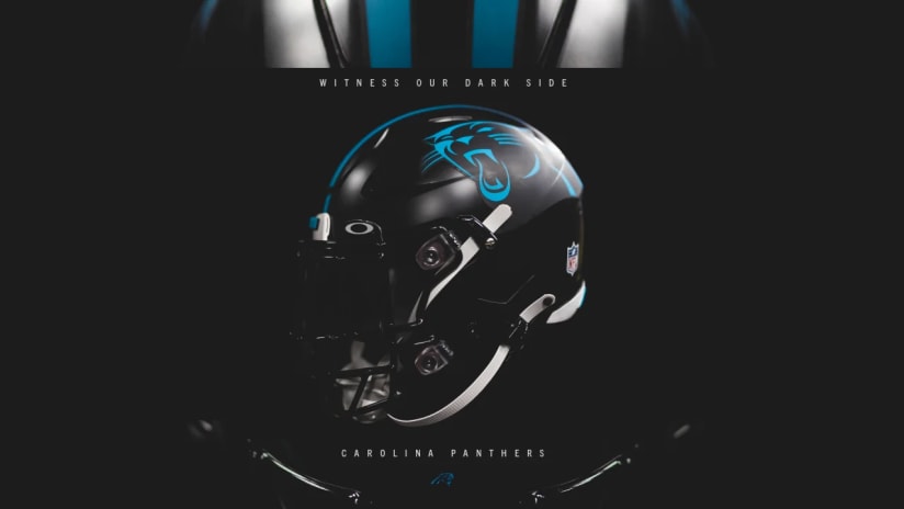 Sports Business Journal on X: Welcome to the dark side ⚫️ The @Panthers'  new alternate black helmets and all-black color rush uniforms will debut on  Nov. 10 against the Falcons ⚡️  /