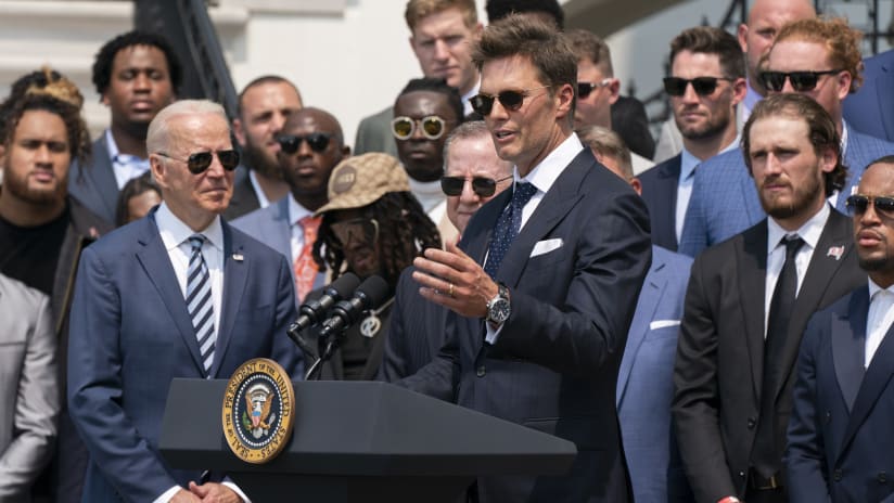 Biden Promises To Replace Retiring Quarterback Tom Brady With A