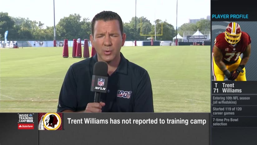 Redskins' Moses wears Trent Williams jersey at presser amid camp holdout