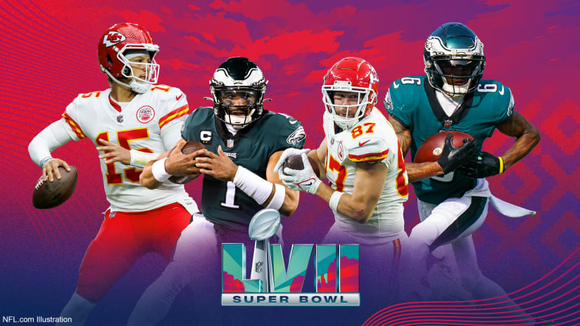 Chiefs offensive linemen troll Eagles during Super Bowl LVII