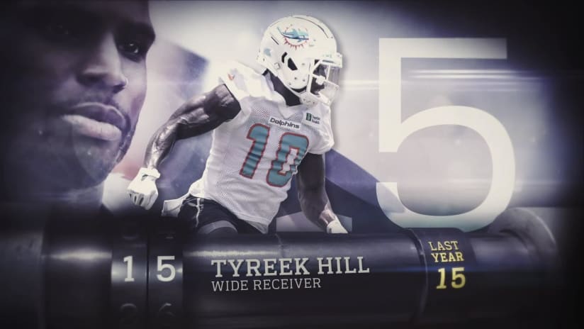 Tyreek Hill 10 Miami Dolphins football player pose poster gift