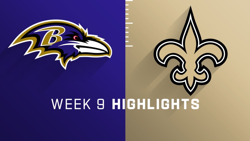 Baltimore Ravens vs New Orleans Saints - November 08, 2022