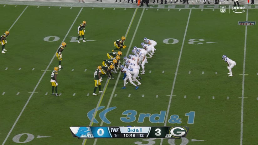 Detroit Lions 34-20 Green Bay Packers: David Montgomery scores