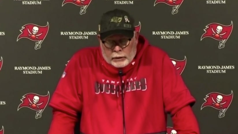 Bruce Arians calls out poor throws from Tom Brady in Bucs' blowout loss to  Saints