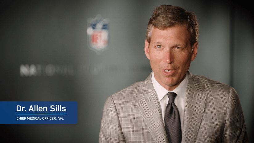 NFL CMO Dr. Allen Sills explains importance of mandated guardian caps  during training camp