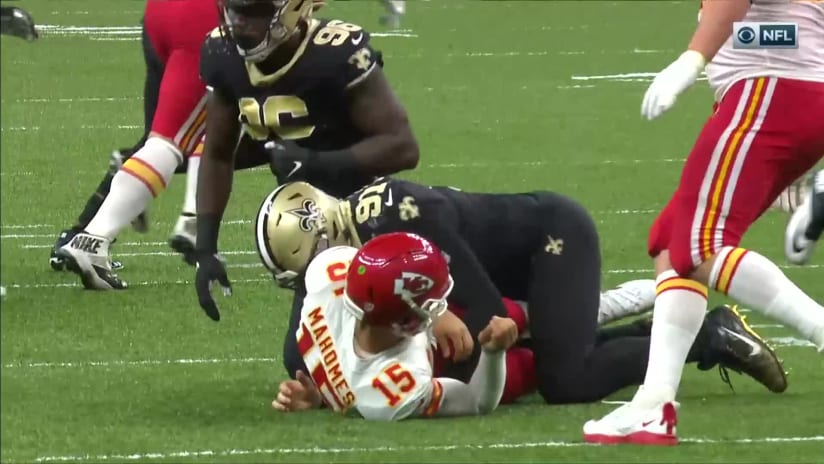 Saints DE Cameron Jordan ejected for punch to Chiefs' Andrew Wylie