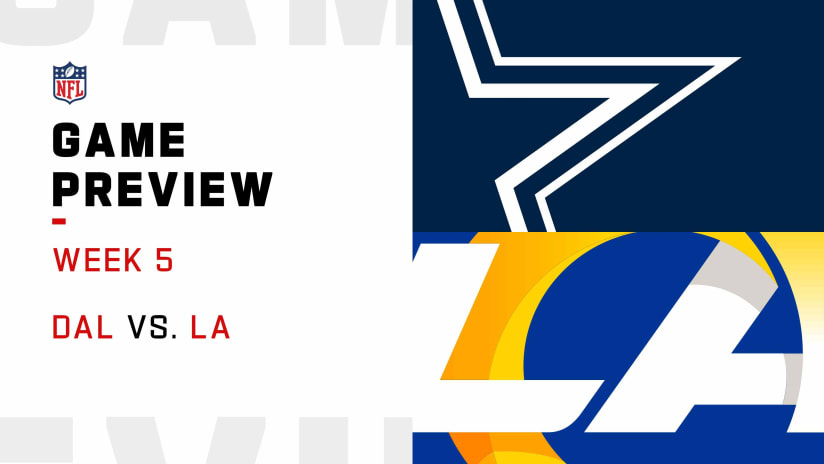 Dallas Cowboys @ Los Angeles Rams: NFL Week Five game picks live