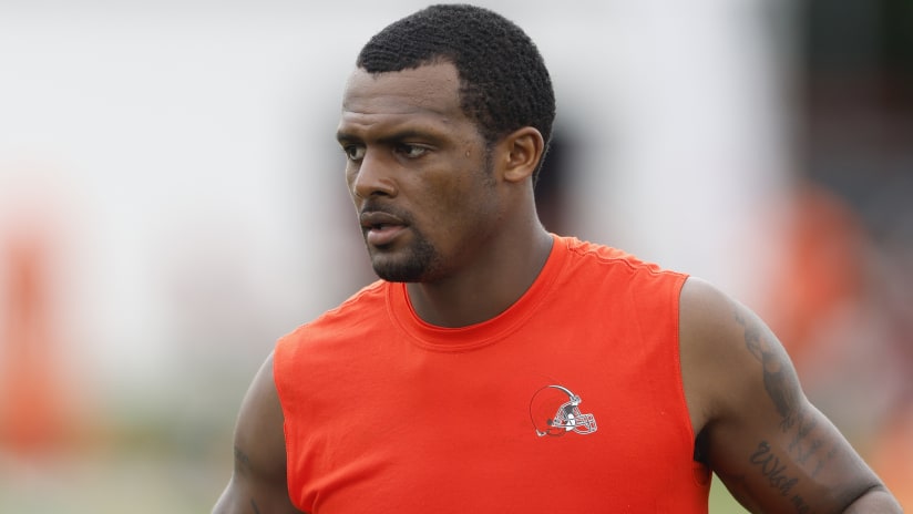 Deshaun Watson maintains innocence after 11-game ban, $5M fine [Press  Conference]