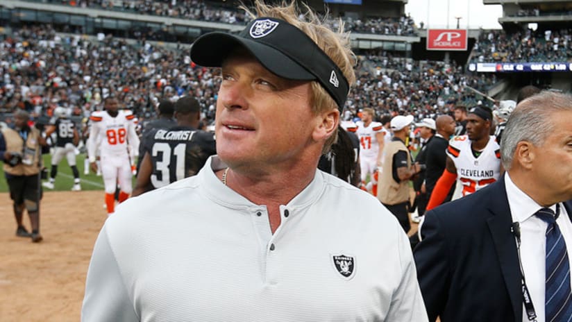 Cleveland head coach Hue Jackson has history with Raiders, Jon Gruden