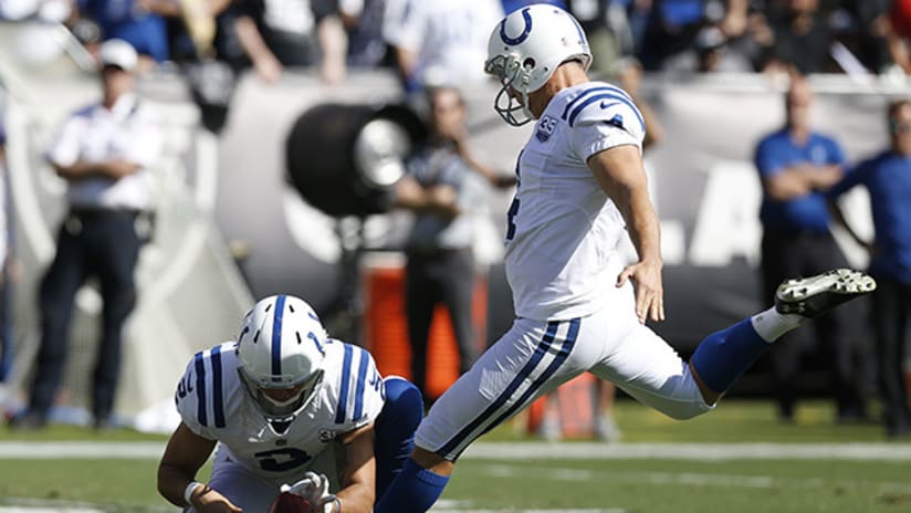 Colts K Adam Vinatieri sets NFL career scoring record vs. Raiders