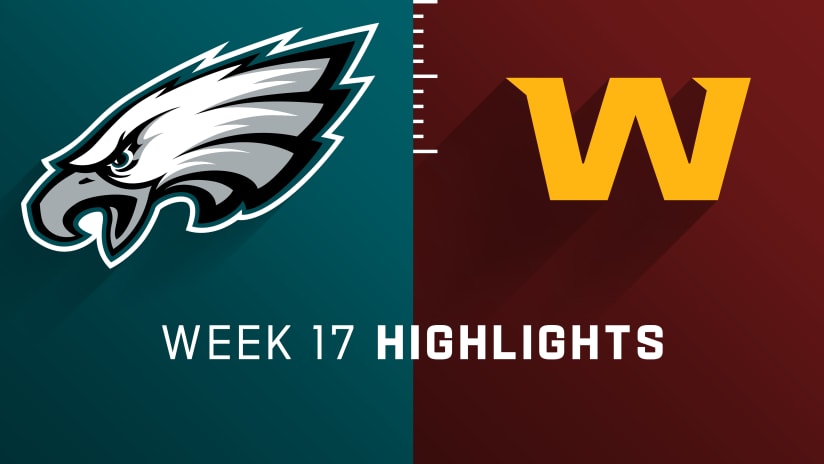 Week 17 Sunday Night Football Live: Washington vs. Philadelphia