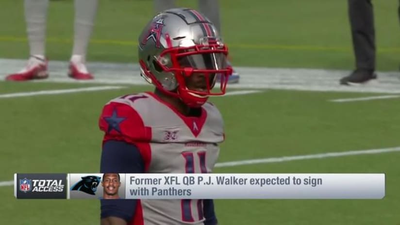 Panthers signing former XFL QB P.J. Walker. (via @rapsheet +