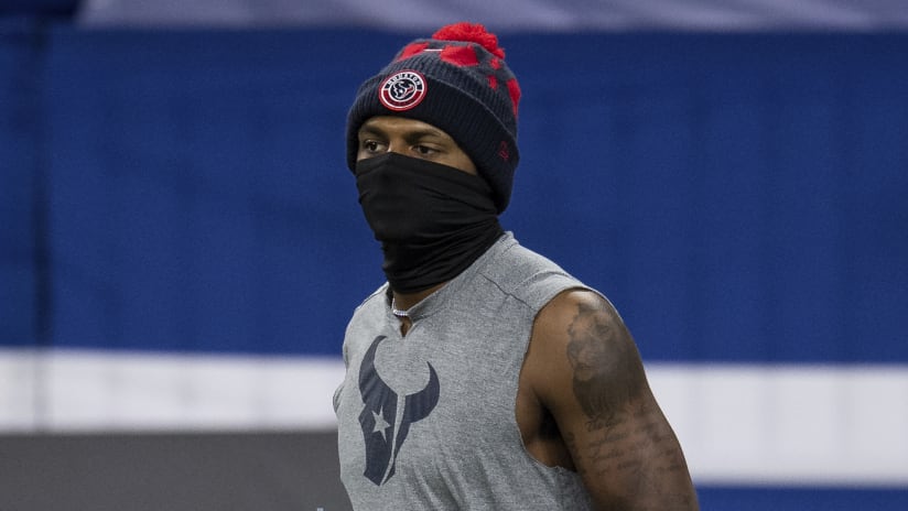 NFLN's Tom Pelissero reported in a blue ski mask