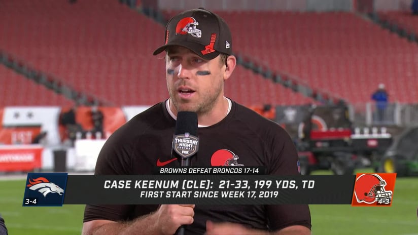 'Calm and poised' Case Keenum gets Browns back on winning track