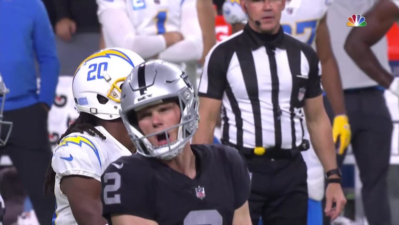 Raiders defeat Chargers in OT thriller 35-32 