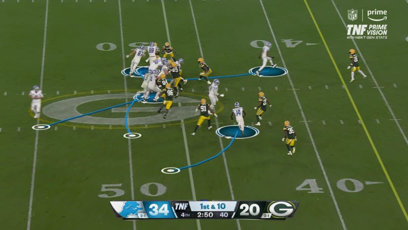 Detroit Lions humble 'embarrassing' Green Bay Packers as David Montgomery  scores three touchdowns