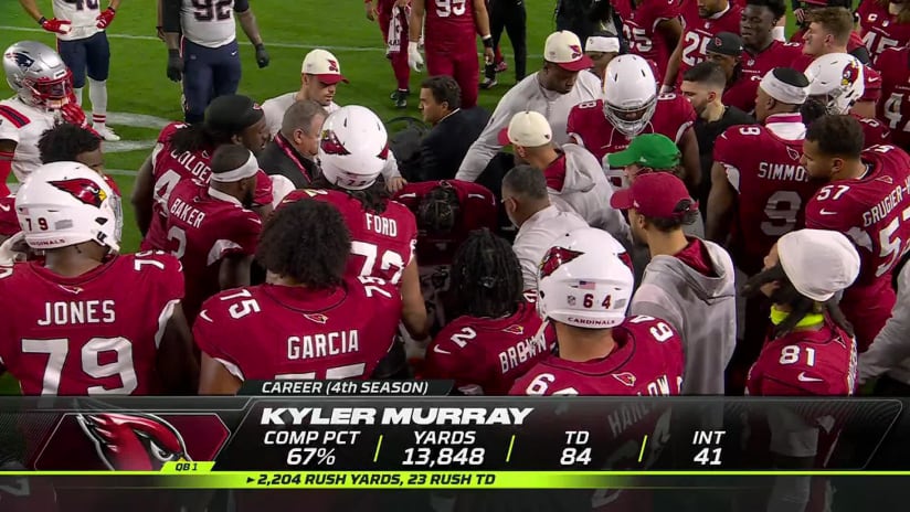 Kyler Murray suffers knee injury as Arizona Cardinals lose 27-13