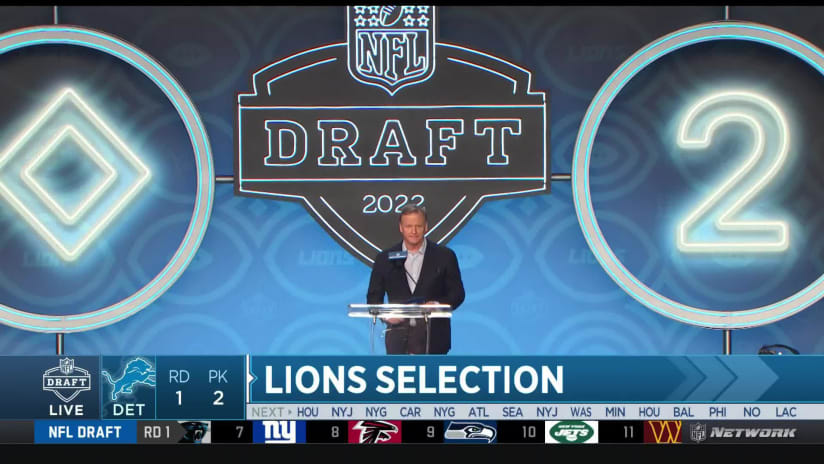 2022 NFL draft first round recap: Lions take Hutchinson, Williams, two  Wolverines selected 