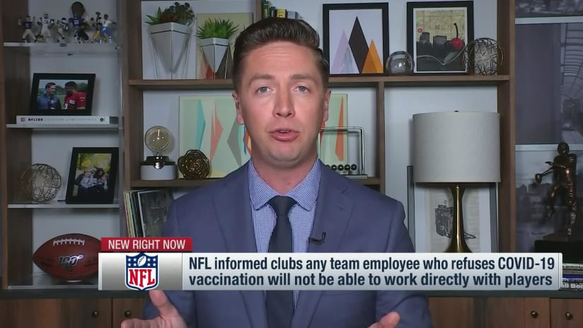 NFL player swears off vaccination, suggests he'll defy rules